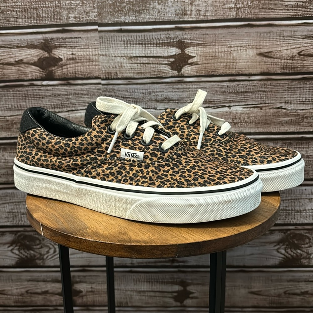 Vans Classic Shoes Cheetah Print - Size m 5.5 / w 7